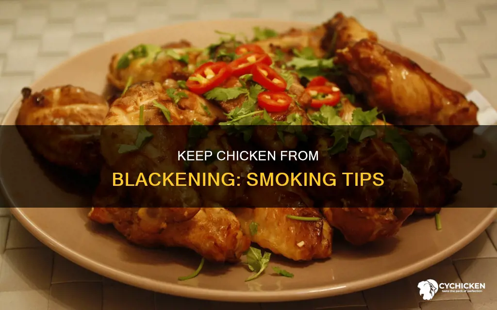 how to keepyour chicken from turning black on smoker