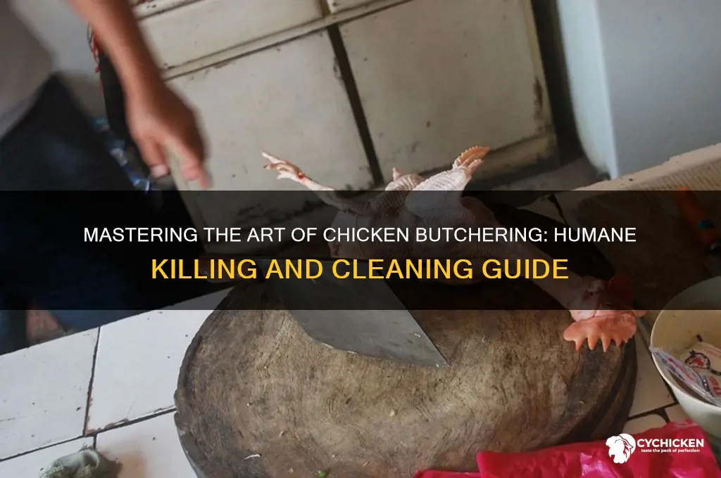how to kill and clean a chicken