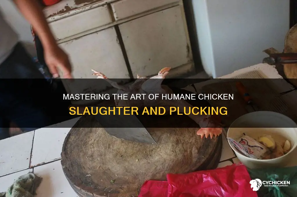 how to kill and pluck a chicken