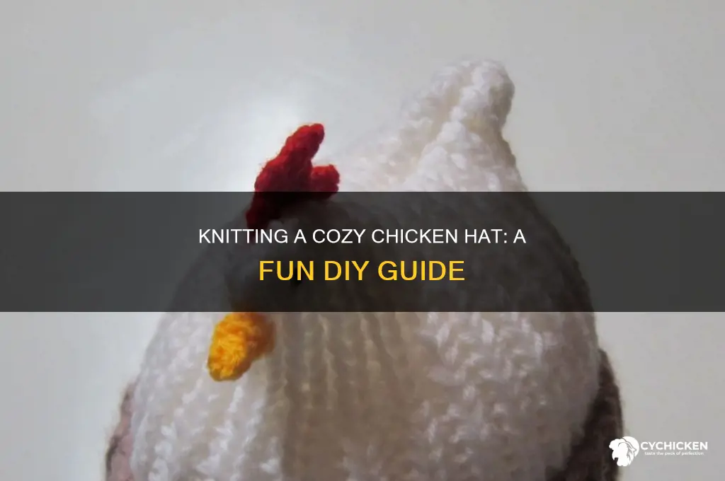 how to knit a hat for a chicken