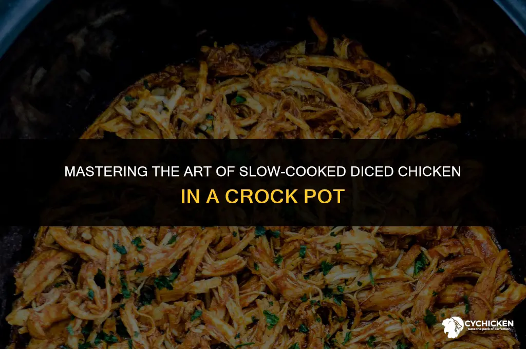 how to long cook diced chicken in a crock pot