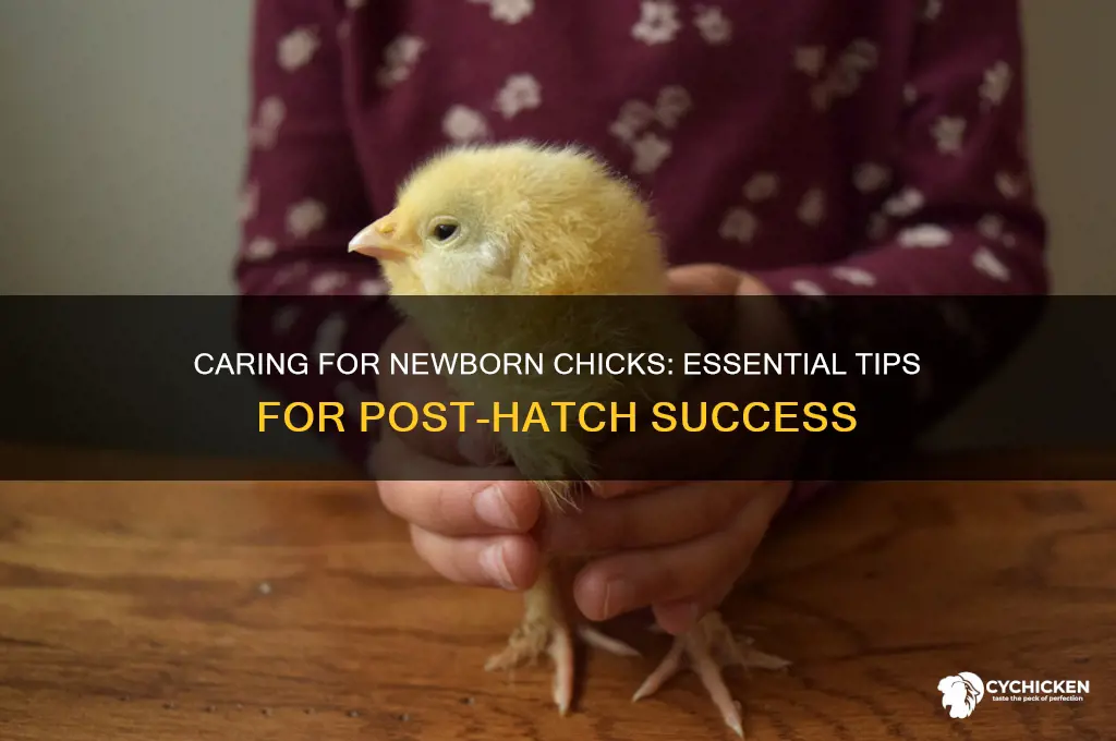 how to look after chicks after hatching