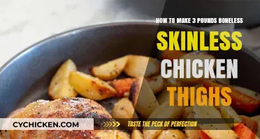 Easy Recipe for Cooking 3 Pounds Boneless Chicken Thighs