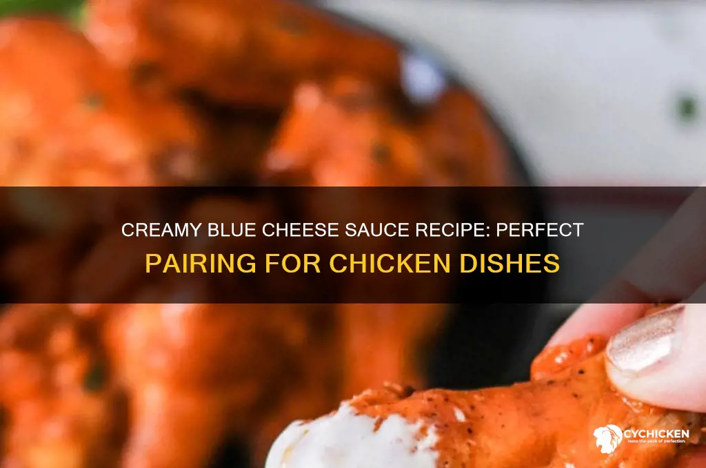 how to make a blue cheese sauce for chicken