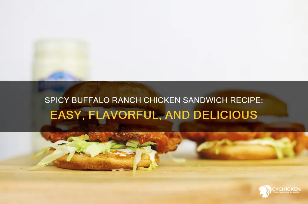 how to make a buffalo ranch chicken sandwich