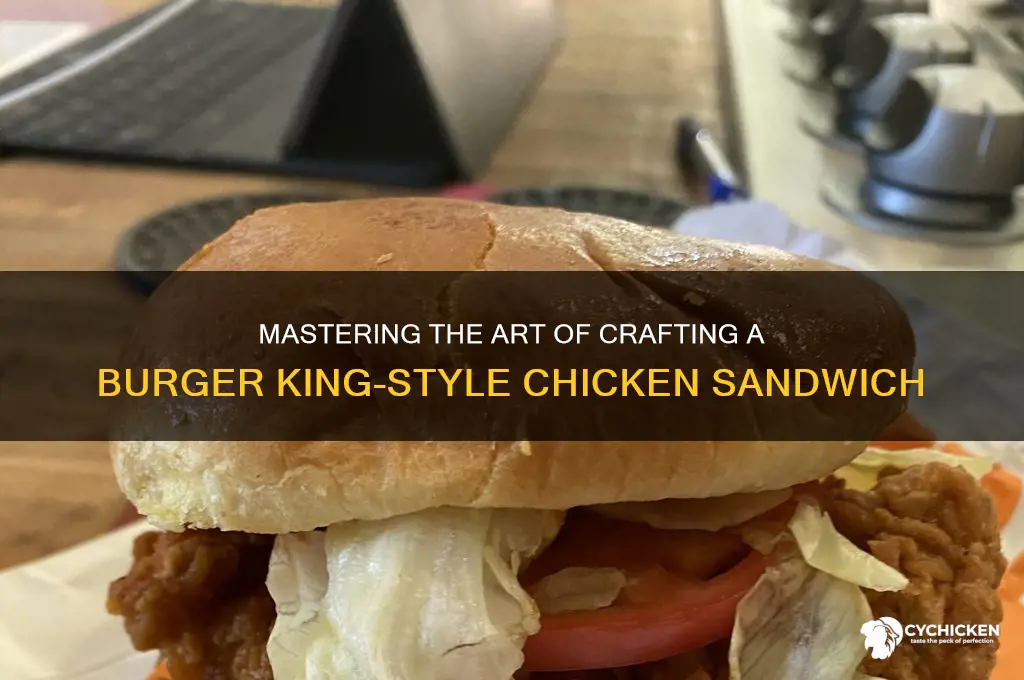 how to make a burger king chicken sandwich