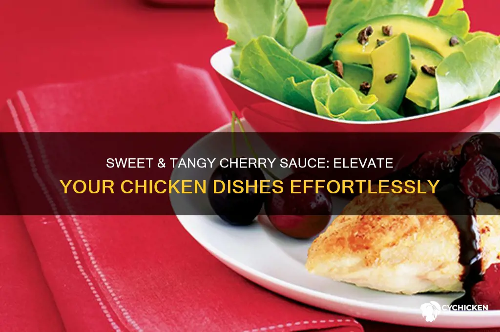 how to make a cherry sauce for chicken
