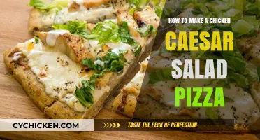 Delicious Chicken Caesar Salad Pizza: A Creative Twist on Classic Flavors
