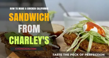 Crafting Charley's Famous Chicken California Sandwich at Home