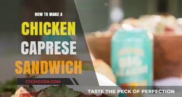 Easy Chicken Caprese Sandwich Recipe: Fresh, Flavorful, and Simple to Make