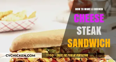 Easy Chicken Cheese Steak Sandwich Recipe: Philly-Style Twist at Home
