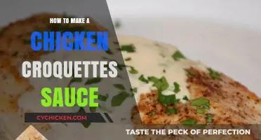 Creamy Chicken Croquettes Sauce Recipe: Easy Homemade Dipping Delight