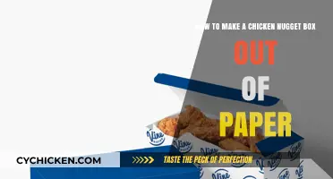 DIY Paper Chicken Nugget Box: Easy Crafting Guide for Fun Snacking