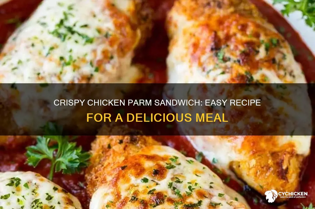 how to make a chicken parm sandwich