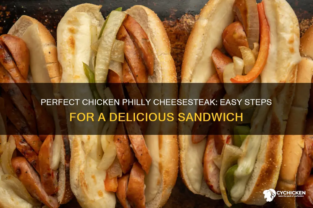 how to make a chicken philly cheese steak sandwich