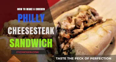 Crafting the Perfect Chicken Philly Cheesesteak Sandwich at Home