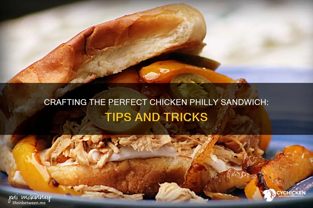 how to make a chicken philly sandwich