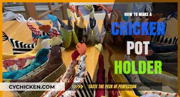 Crafting Coziness: DIY Chicken Pot Holder Tutorial
