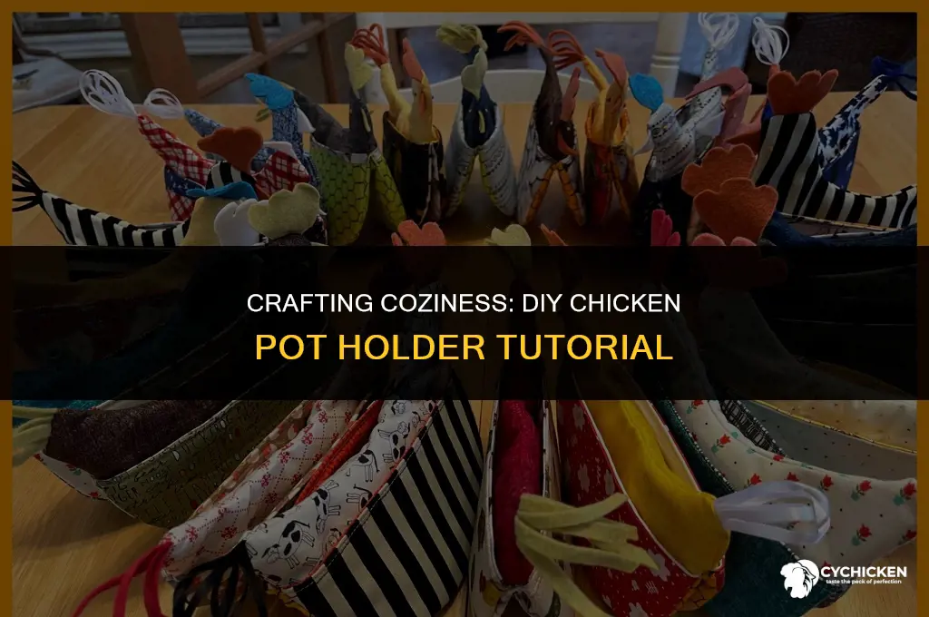 how to make a chicken pot holder