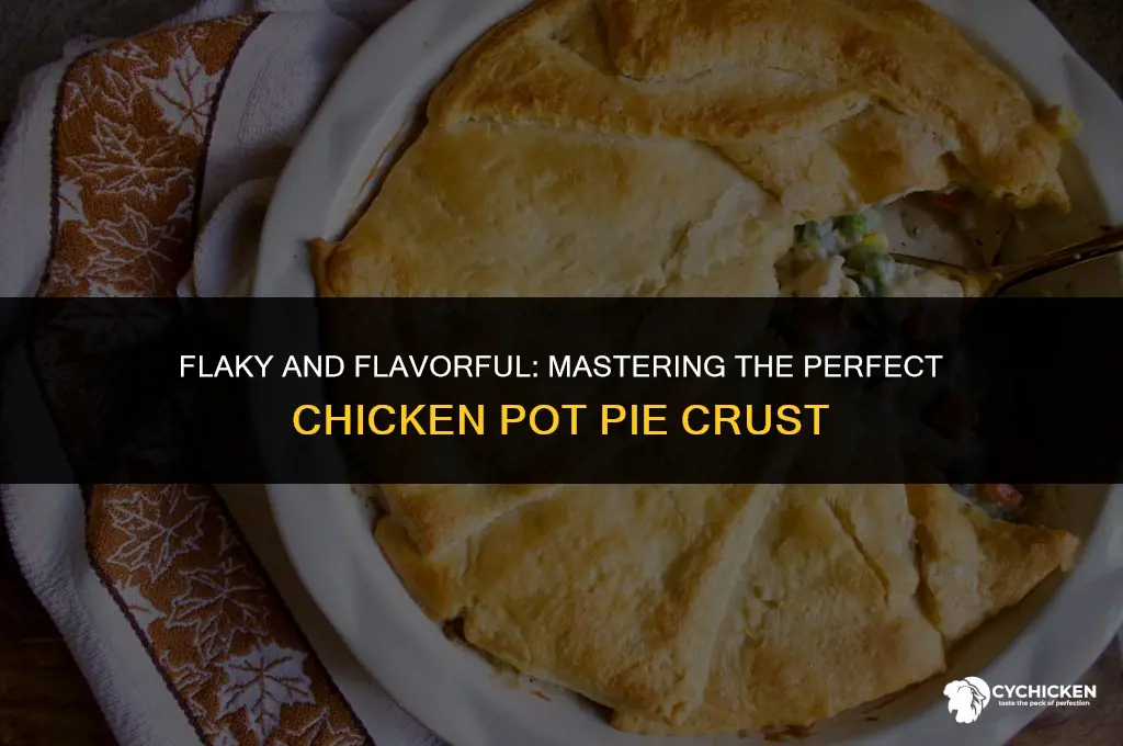 how to make a chicken pot pie crust