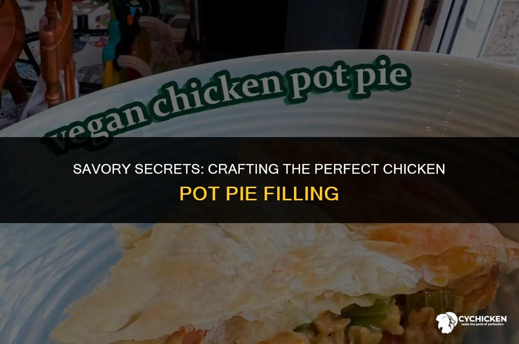 how to make a chicken pot pie filling