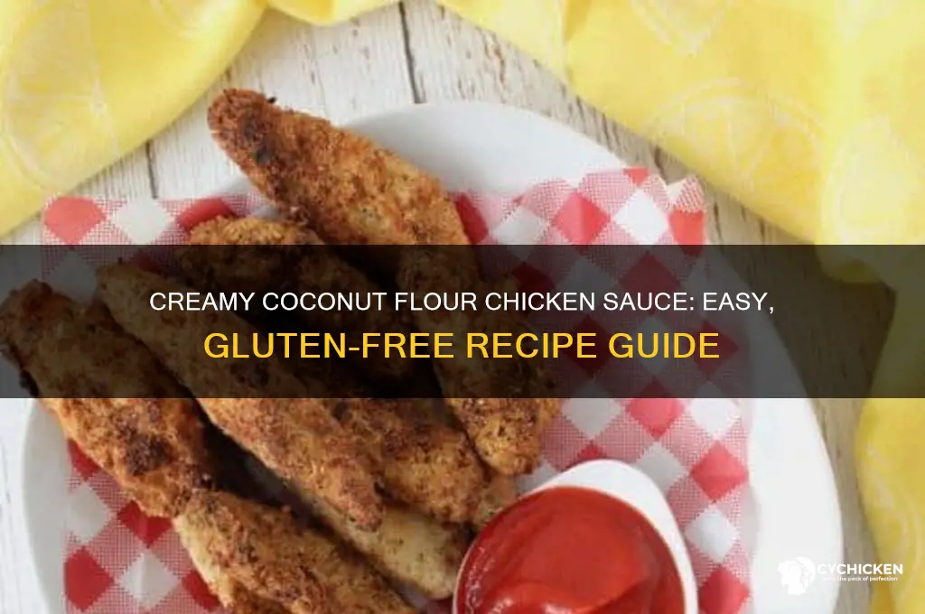 how to make a chicken sauce with coconut four
