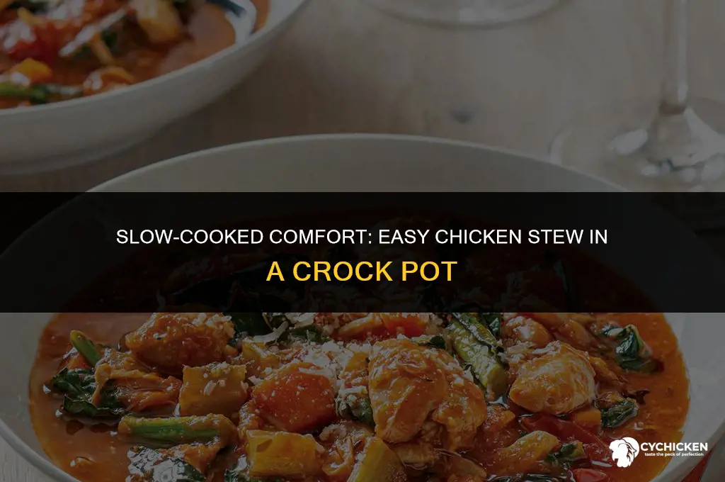how to make a chicken stew in a crock pot