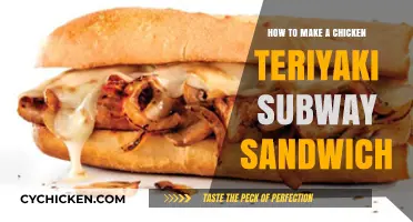 Crafting the Perfect Chicken Teriyaki Subway Sandwich at Home