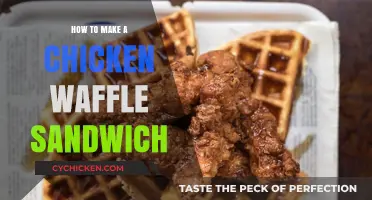 Crispy Chicken Waffle Sandwich: Easy Recipe for a Sweet & Savory Delight