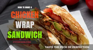 Easy Chicken Wrap Sandwich Recipe: Quick, Healthy, and Delicious Meal Idea