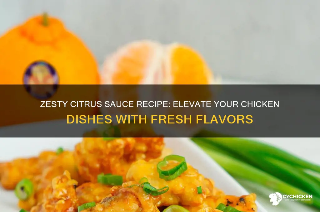 how to make a citrus sauce for chicken