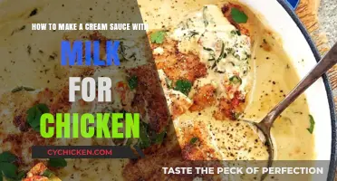 Creamy Chicken Perfection: Easy Milk-Based Sauce Recipe Guide