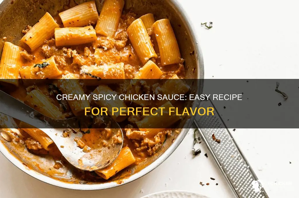 how to make a creamy spicy sauce for chicken