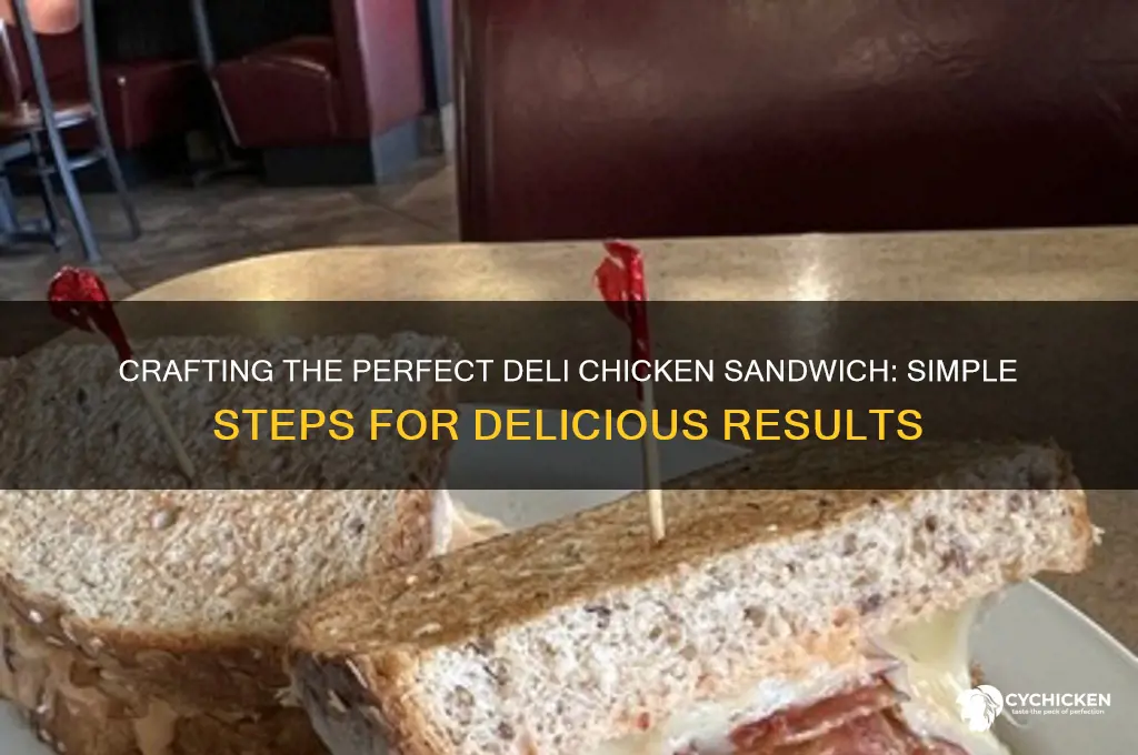 how to make a deli chicken sandwich
