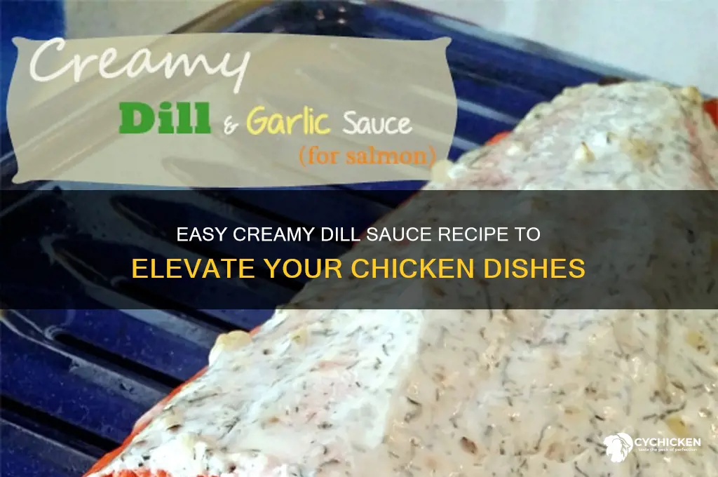 how to make a dill sauce for chicken