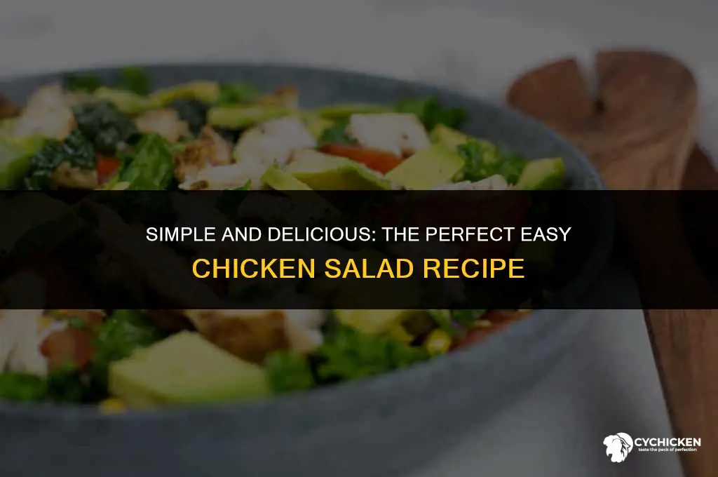 how to make a easy chicken salad