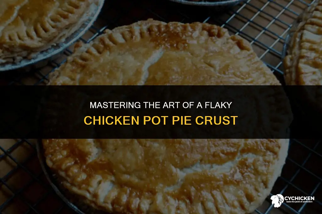 how to make a flaky chicken pot pie crust