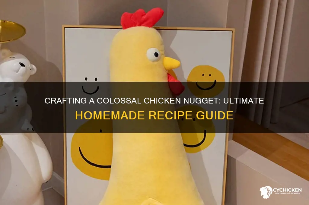 how to make a giant chicken nugget
