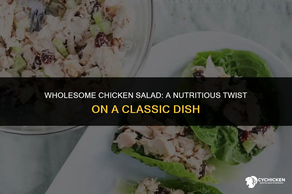 how to make a healthy chicken salad