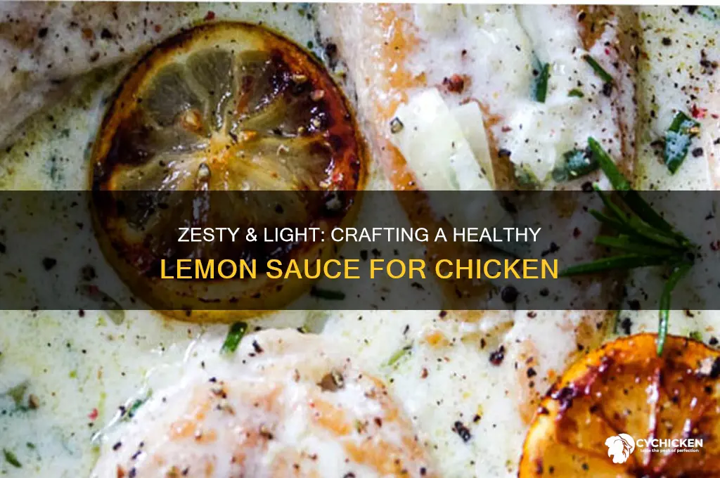 how to make a healthy lemon sauce for chicken