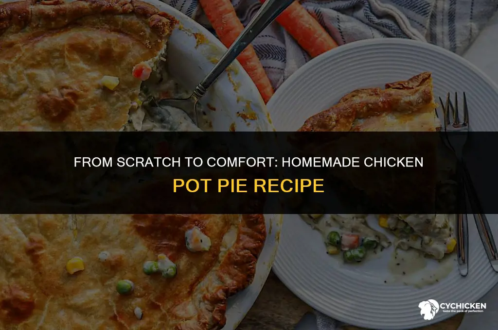 how to make a homeade chicken pot pie