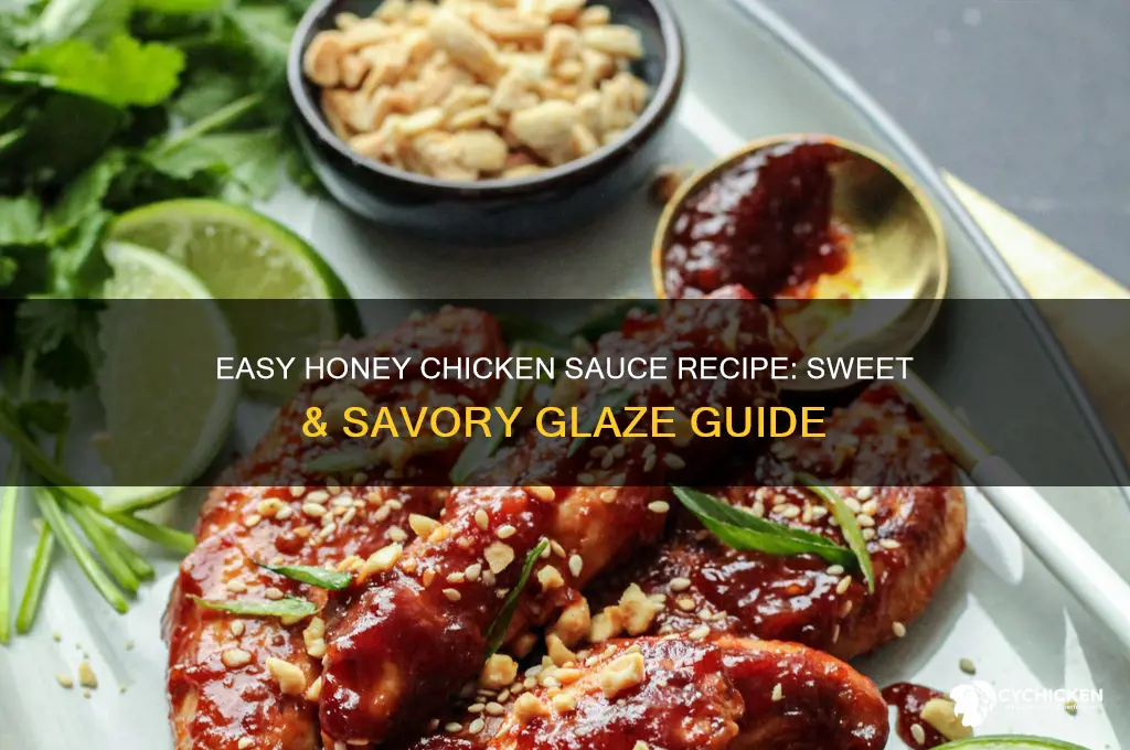 how to make a honey chicken sauce
