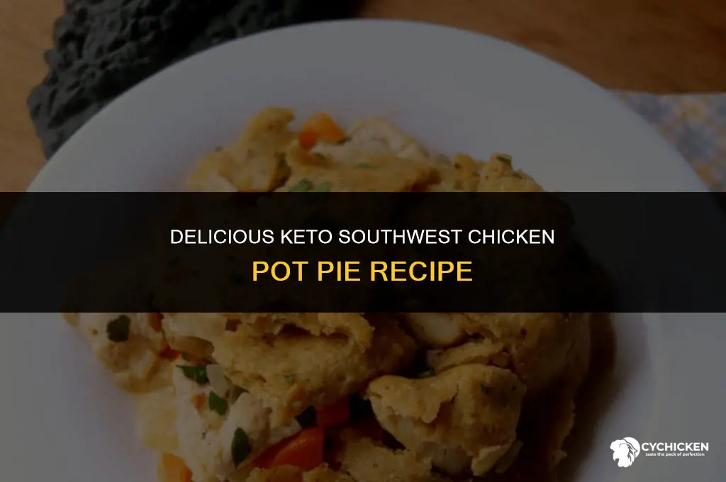 how to make a keto southwest chicken pot pie