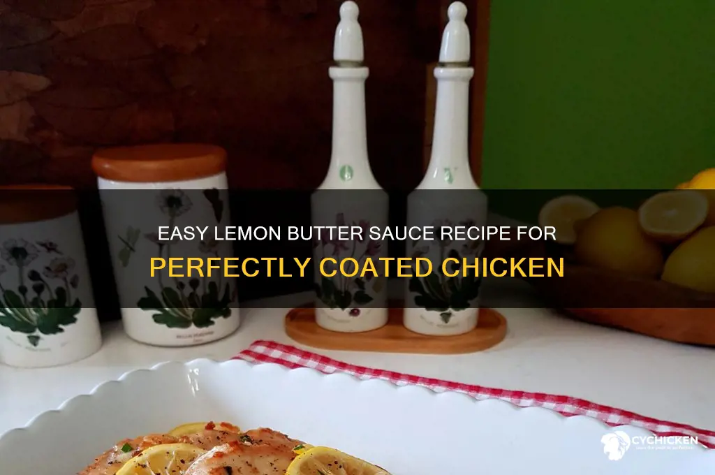 how to make a lemon butter sauce for chicken