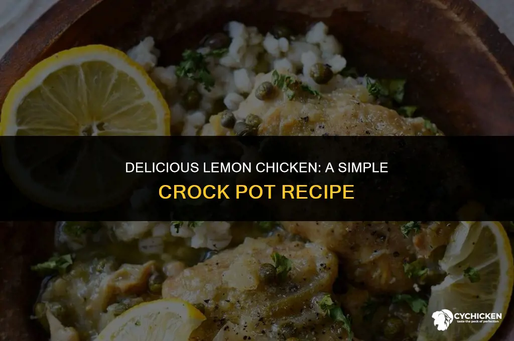 how to make a lemon chicken in a crock pot