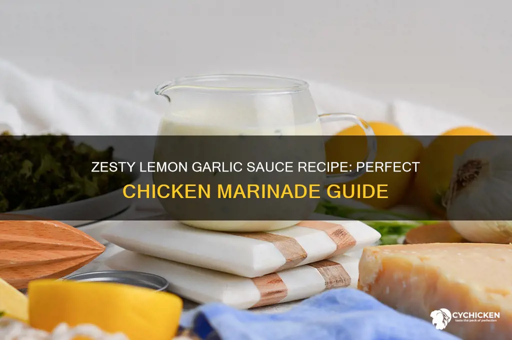 how to make a lemon garlic sauce for chicken