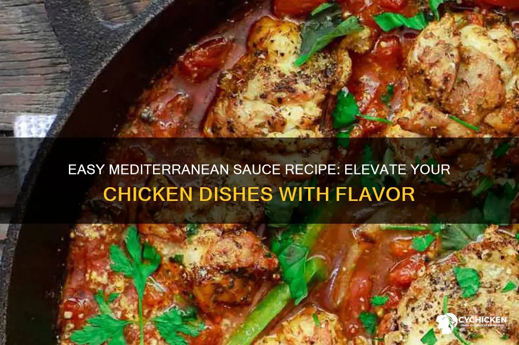 how to make a mediterranean sauce for chicken