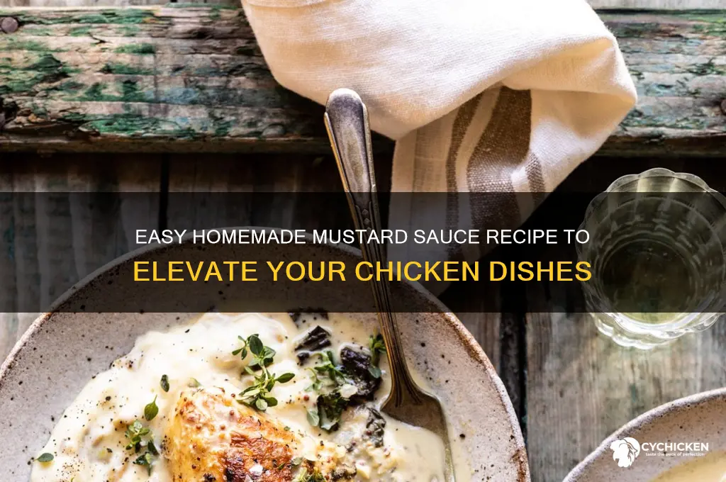 how to make a mustard sauce for chicken