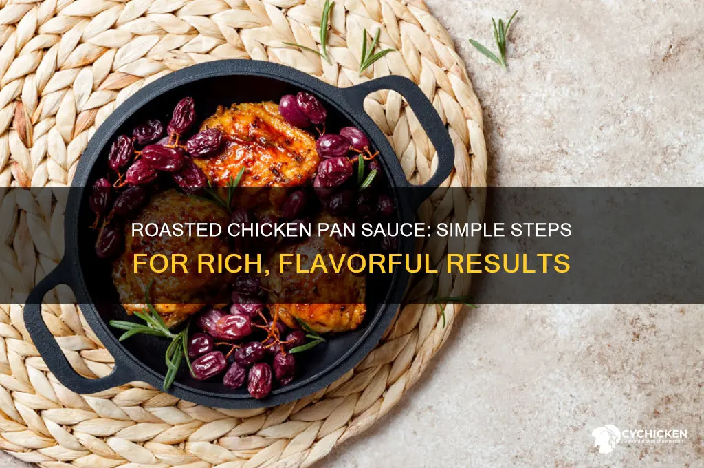 how to make a pan sauce from roasted chicken