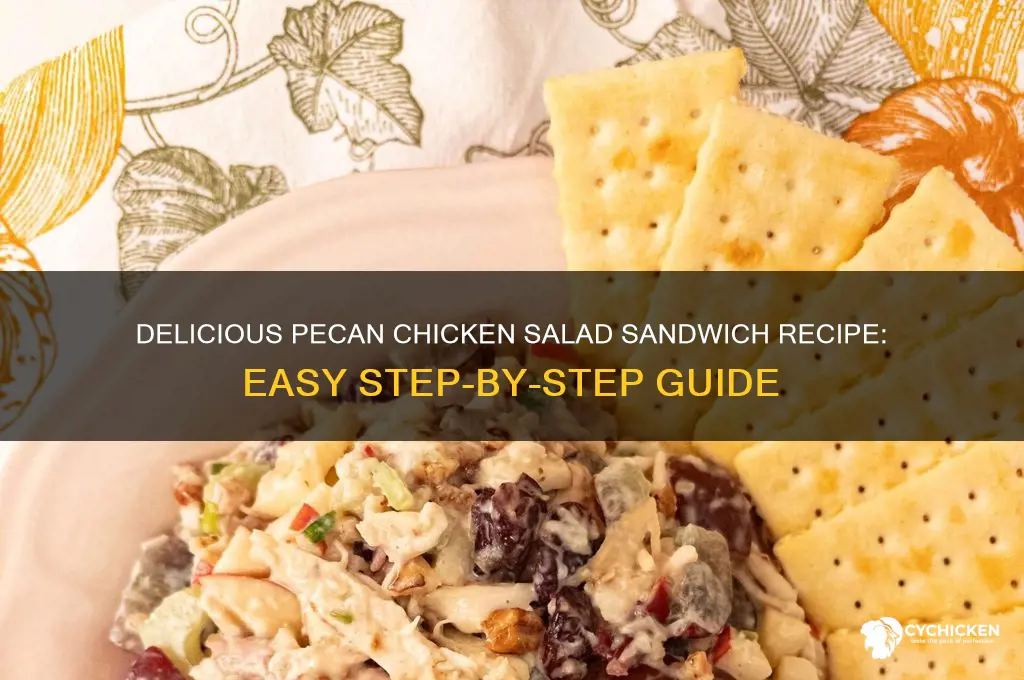 how to make a pecan chicken salad sandwich